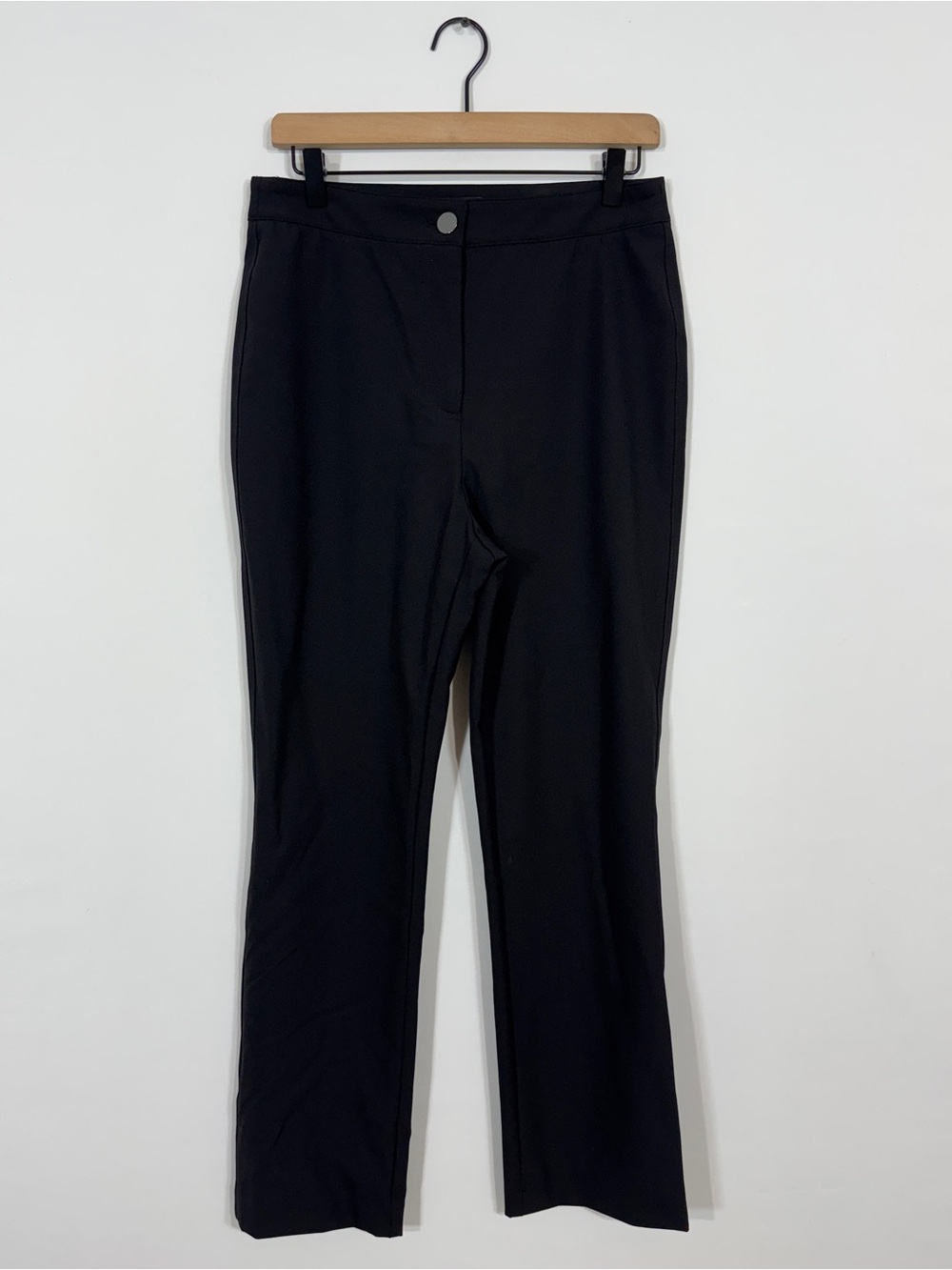 WP61 {House of Harlow} Black High Rise Bootcut Boot Cut Ponte Pants